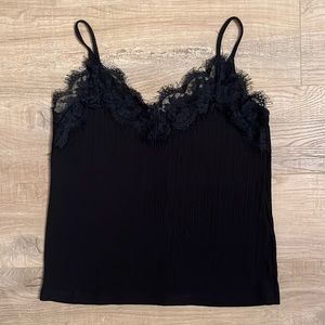 ZARA black lace top